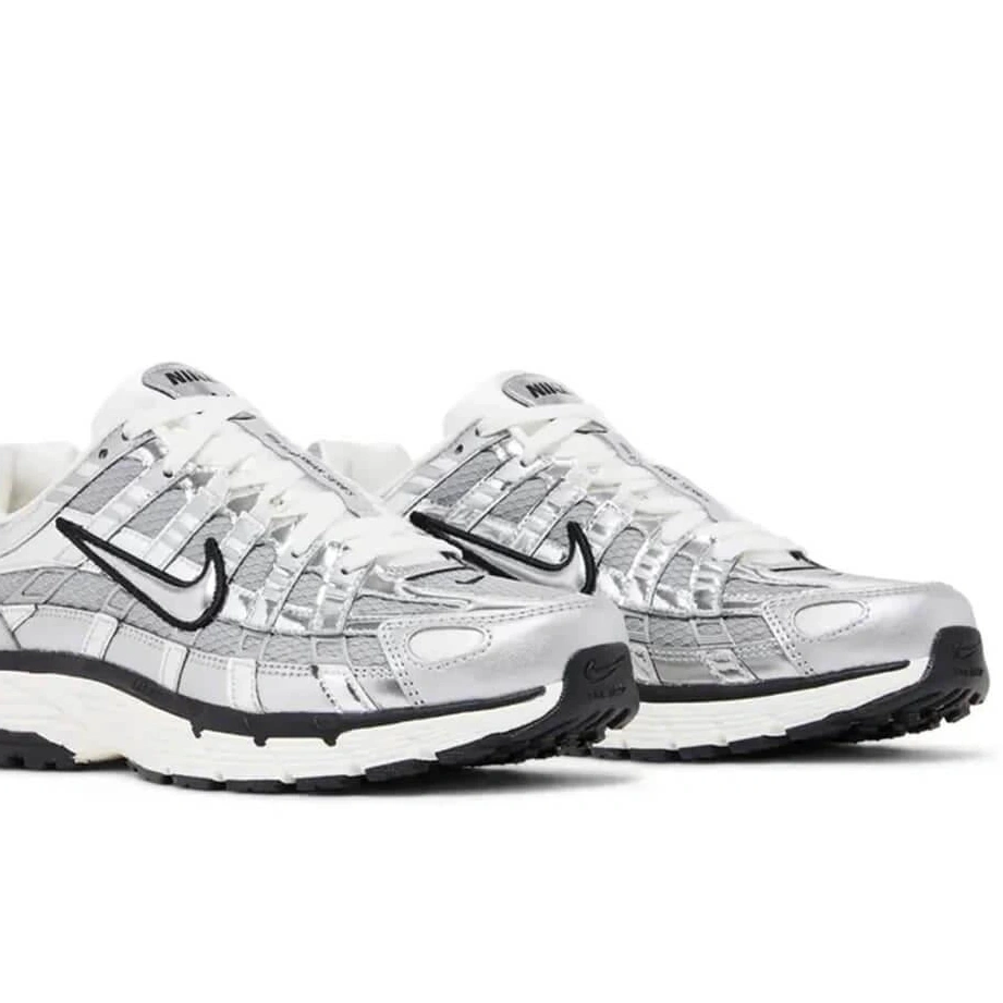 Nike Metallic P-6000 Silver 0808